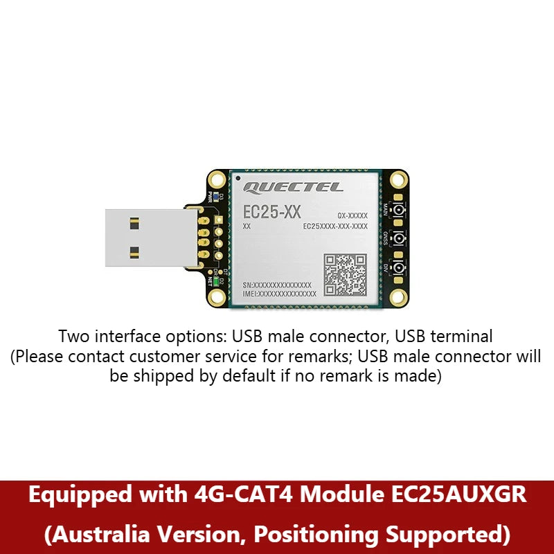 Quectel EC25/EG25 Module Board 4G Internet Stick Dongle Raspberry Pi Industrial Computer Drive-free CAT4 Internet Card