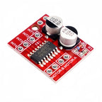 4pcs Mini L298N DC Motor Drive Board Module, 2-way PWM Dual H-Bridge Motor Drive Board