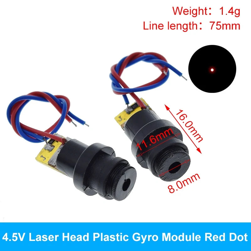 TZT 650nm 5mW 6MM 9MM 12MM Red Point / Line / Cross Laser Module Head Glass Lens Focusable Focus Adjustable Laser Head