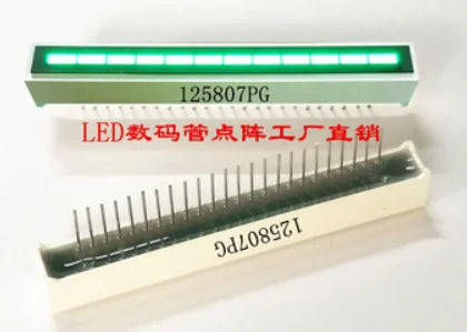 5PCS x 12 Segment 4 RED + 8 Green 7*58mm Digital LED Bar Display LED Parts 128074R8G STBD01-4R8GA