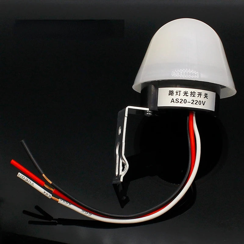 Automatic Auto On Off Photocell street Light Switch DC AC 220V 50-60Hz 10A Photo Control Photoswitch Sensor Switch