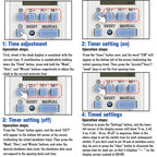 Electronic Weekly 7 Days Programmable Digital Timer Switch Relay Timer Control Din Rail THC AC 220V 230V 110V DC 12V 24V 48V 30A