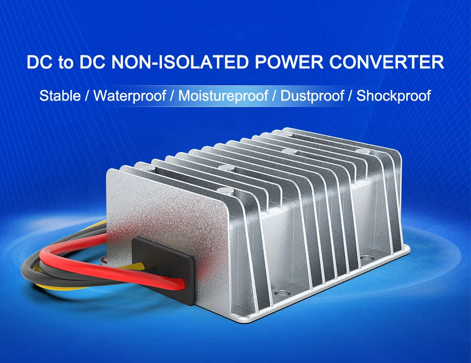 24V to 12V DC Power Converter 36V/48V to 12V Step-Down Module 60V/72V to 12V On-Board Step-Down Converter 15V-90V Inverter