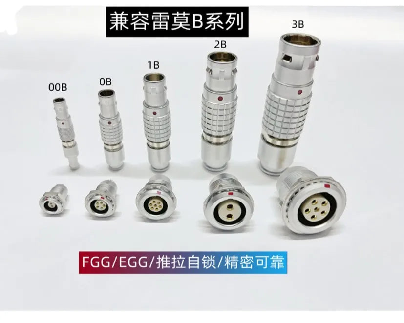 FGG 0B 1B 4Pin to USB 2.0 Male Female Cable Compatible With Lemo Plug-in Self-locking Aviation Plug EGG 00B Male Aviation Plug