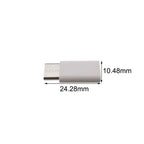 5Pcs Mini Micro USB Female to Type C Male Adapter Connector Phone Data Line Charging Converter Black White