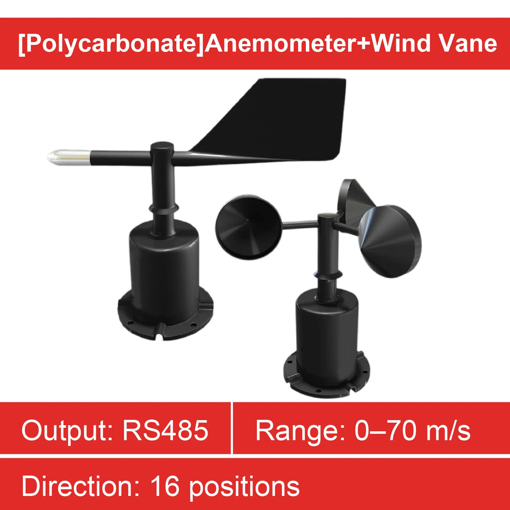 Ultrasonic Wind Sensor Anemometer Module 0‑2V 5V 10V 4‑20mA RS485 NPN PNP Multi‑Output Industrial Weather Station Sensor