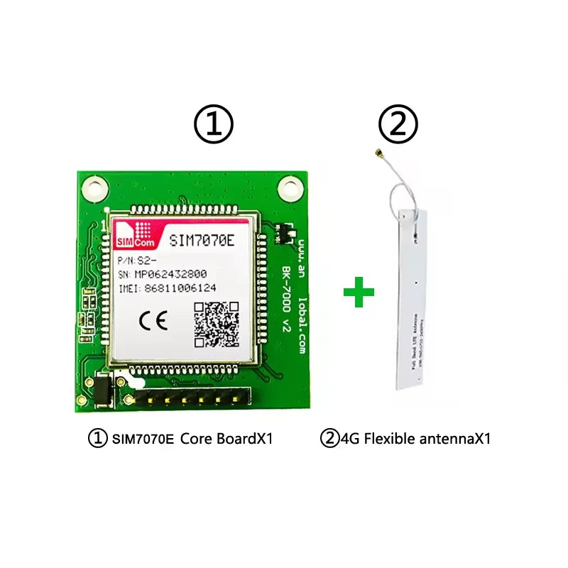 SIMcom BK-SIM7070G SIM7070E SIM7000G SIM7000E SIM7000A NBIOT CATM LPWA Core Board 1 Piece for IoT Wireless Communication