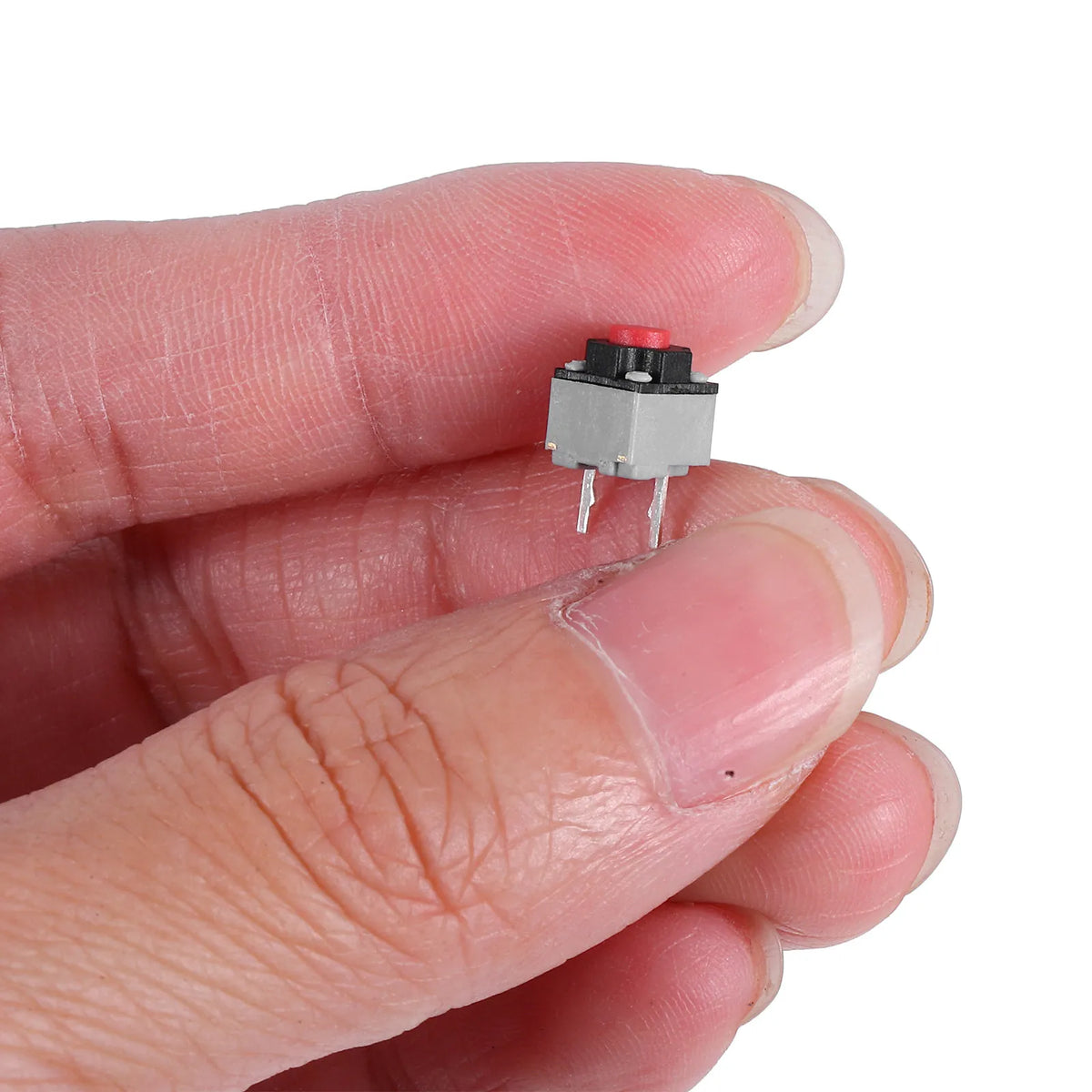 5Pcs Quiet Tactile Micro Switch Miniature Design High Sensitivity Ultra Silent for Industrial Electronics DIY Repairs