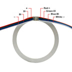 WS2815 Angel Eyes Ring 16/24/35 LEDs Breakpoint Resume Individually Addressable DC12V 5050 RGB Car Daytime Running Light