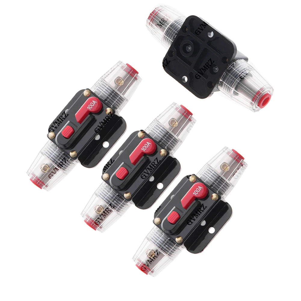 40A 50A 15A 20A 30A Car Battery Fuse Automatic Reset Audio Stereo Amplifier Fuses Overload Protection Adapter Auto Accessories