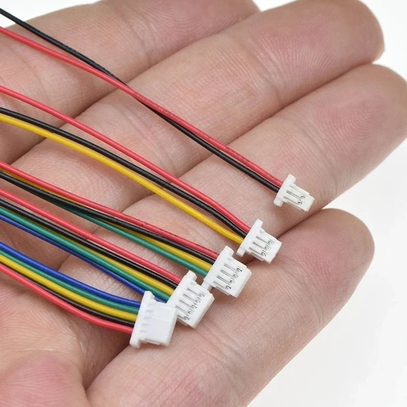 10Set SH1.0 Mm Connector Male Housing 10/20/30cm Wire Cable+Vertical/Horizontal SMD Pitch 2/3/4/5/6/7/8/9/10/12P