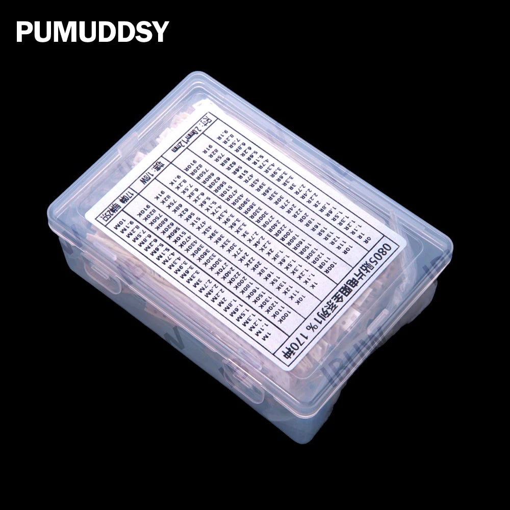 170/146/60Values 4k 0603 0805 0402 1206 SMD resistor sop 1% Each 50PCS Each 25PCS 5k 1k 2k 3k