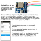 ESP8266/ESP32 IR Transmitter&Receiver – NEC Protocol WiFi Transparent Transmission ESP Development Module for Smart Home Control