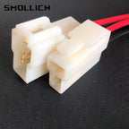 6.3mm Sedan Cable Connector 1P 2P 3P 4P 6P 8-9P Electric Motorcycle Harness Male and Female Plug Car Butt Joint Wire Length 15CM