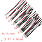 5Pcs JST XH 2.54mm Pitch 22AWG XH 1S/2S/3S/4S/5S/6S/7S LiPo Female Connector Battery Balance Charger Plug Wire Cable Connectors