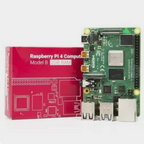 Original Raspberry Pi 4 Model B 1GB/2GB/4GB/8GB RAM 64 bit quad core processor 1.5GHz, supports WiFi Bluetooth 5.0