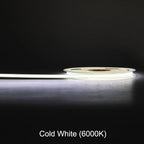 FOB COB LED Strip Lights 3mm 5mm 8mm 10mm 12V 24V Flexible Dimmable LED Tape Easy Install Cuttable 3000K 4000K 6000K LED Tape
