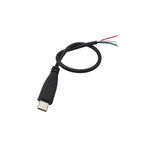 1/3/5Pcs 2 Wire 4 Wire  Type C USB Male Female Power Supply Cable Welding Connector USB-C Cable Extension DIY Repair 0.3M 1M 2M