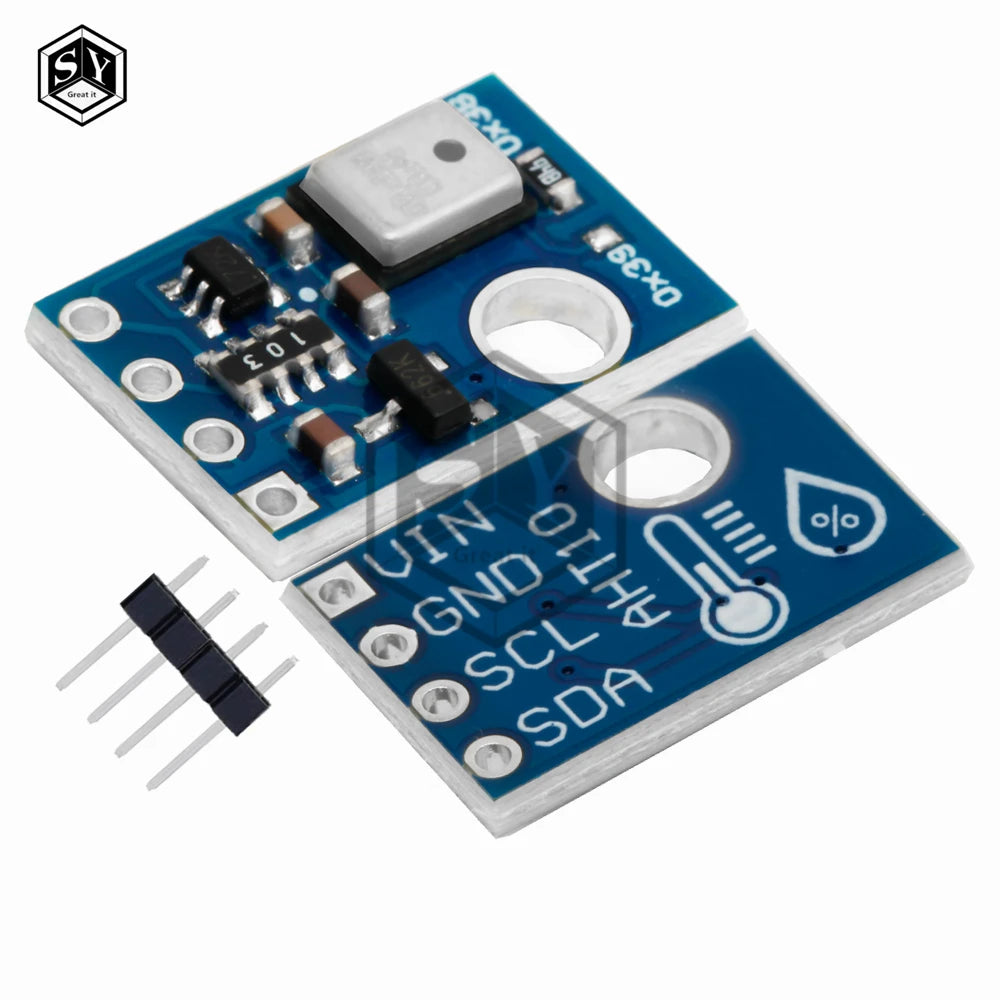 ‌AHT10 I2C Digital Temperature/Humidity Sensor – High-Accuracy Module Compatible with DHT11/SHT20/AM2302