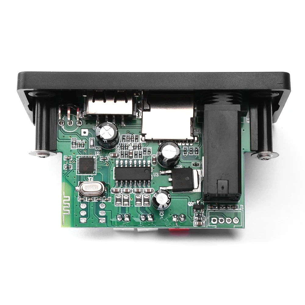 DC7-16V Bluetooth 5.0 MP3 Decoder Board 2x25W Car Audio Amplifier Board With Radio Function & Microphone Jack