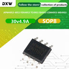 15pcs/Lot  APM4953 4953 FDS4953 TC4953 SI4953 CEM4953 ME4953 SOP8 P-Channel MOSFET General Purpose