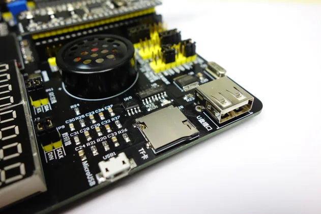 STM32 ARM Cortex-M3 STM32F103C8T6 Development Board with RS232 RS485 CAN MP3 USB Breadboard OLED