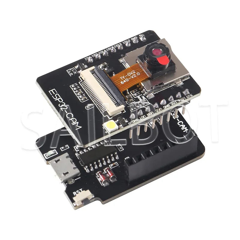 32-CAM WiFi Module 32 serial to WiFi 32 CAM Development Board 5V For Bluetooth with OV2640 Camera Module Nodemcu