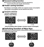 Vacuum Digital Display Pressure Switch High Precision Pressure Gauge Positive and Negative Pressure ISE30A ZSE30A Pneumatic