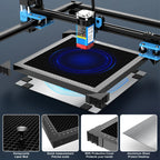 TWOTREES Honeycomb Working Table for CO2/Diode Laser Engraving and Cutting Machine | Durable Laser Metal Bed CNC Tools