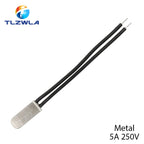 KSD9700 250V 5A 10A 16A 40~155 Degree Bimetal Disc Temperature Switch Normal Close Closed Thermostat Thermal Protector Fuses