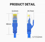 AMPCOM RJ45 Ethernet Cable, Cat6 Lan Cable (24AWG) UTP CAT 6 RJ 45 Network Cable Patch Cord for Desktop Computers Modem Router
