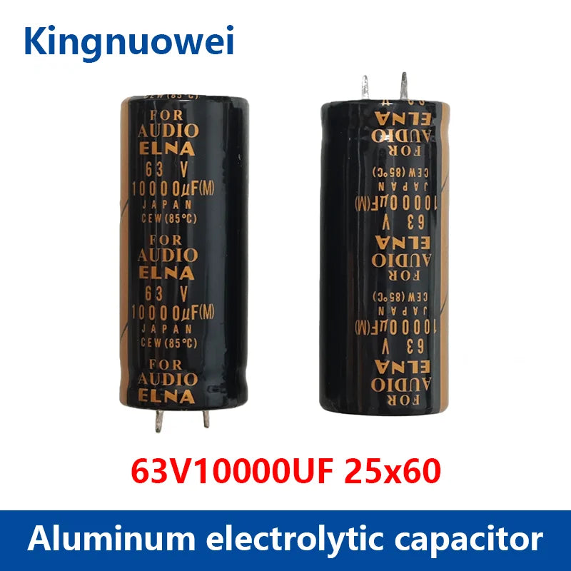 63V capacitor 10000UF 25*60 Audio power amplifier fever filter electrolytic capacitor 63v 10000UF