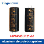 63V capacitor 10000UF 25*60 Audio power amplifier fever filter electrolytic capacitor 63v 10000UF