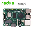 Radxa development board ROCK 3C with 4-core CPU single-board computer, Raspberry Pi alternative