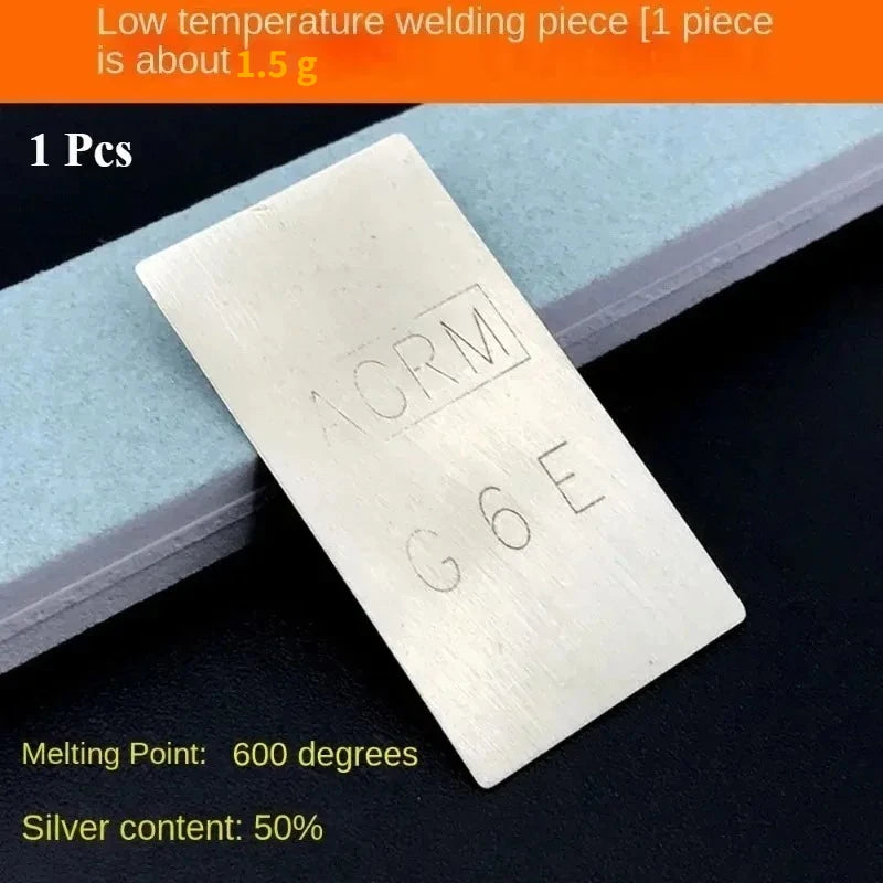 10/30Pcs Silver Solder Sheets  - High/Med/Low Temp DIY Jewelry Welding Supplies  Jewelry Processing Tool