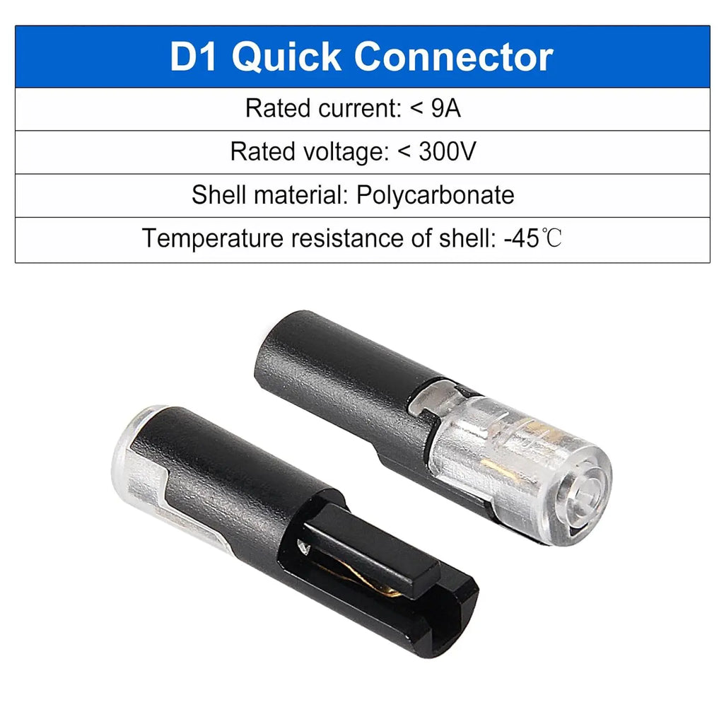 30pcs No Wire Stripping 1 Wire Quick Disconnect Electrical Connectors for 16-18 AWG Fast & Secure Connection for Automotive