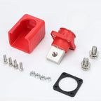 100A 120A 150A 200A 300A 400A 500A Lilthium Battery Copper Terminal Block High Current Through Wall New Energy Storage Connector