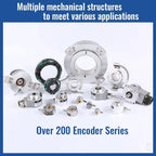 2026  K76 Hollow Shaft Ring Encoder Rotary Incremental Optical Encoder 18/20/22/25/30mm Shaft Diameter
