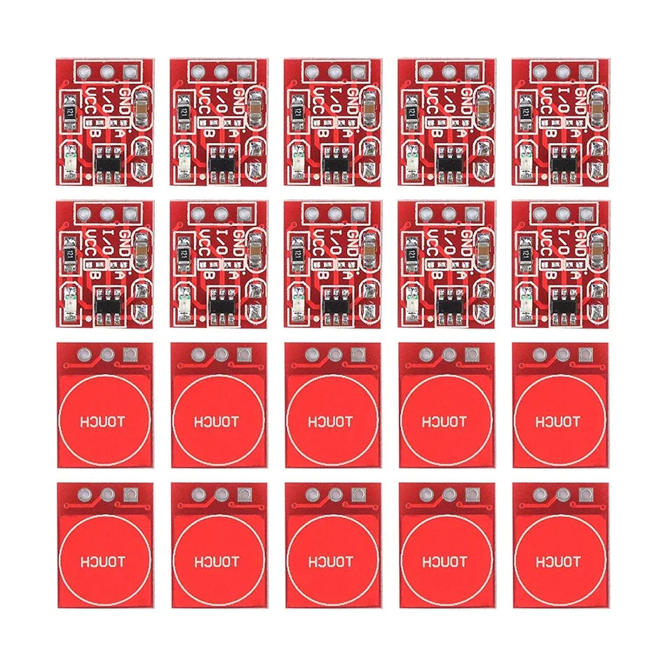 10/20/50/100/1000PCS NEW TTP223 Touch Button Module Capacitor Type Single Channel Self Locking Touch Switch Sensor for Arduino