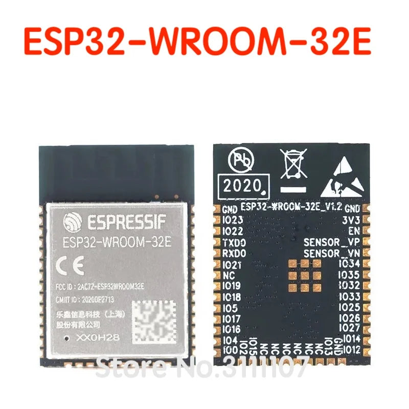 ESP32-WROOM-32E 4MB 8MB 16MB Dual Core WiFi Wireless Bluetooth-compatible MCU Module IOT ESP32 WROOM 32E Wireless Module