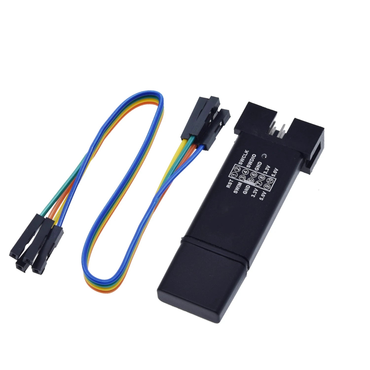 TZT 1/5PCS ST LINK Stlink ST-Link V2 Mini STM8 STM32 Simulator Download Programmer Programming With Cover A41 for arduino