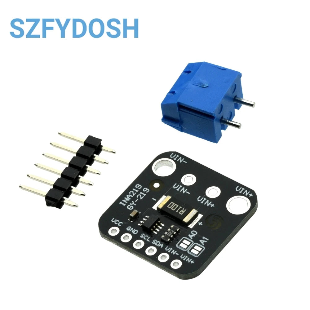 INA219 Bi-directional DC Current Power Supply Sensor Breakout Module DIY 3V-5V IIC I2C Power Monitoring Sensor Module