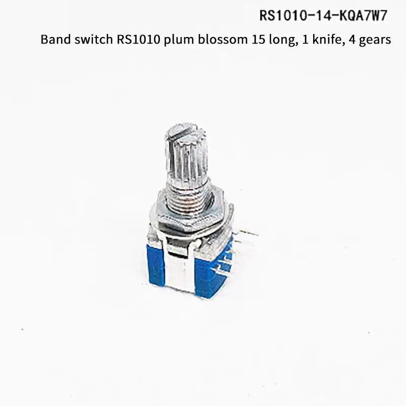 2 Piece RS1010 Band Rotary Switch 1 Pole 2 3 4 5 6 Position 2 Pole 2 3 4 Option for Lab Prototyping and Audio Control