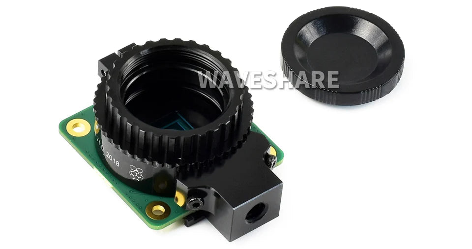 Original Raspberry Pi High Quality Camera, 12.3MP IMX477 Sensor, High Sensitivity, Supports C-Mount and CS-Mount Lenses