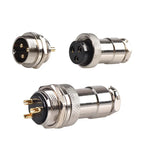 5pcs GX12 Aviation Connector 2 3 4 5 6 7 Pin Male Female M12 Connector Aviator Plug Socket