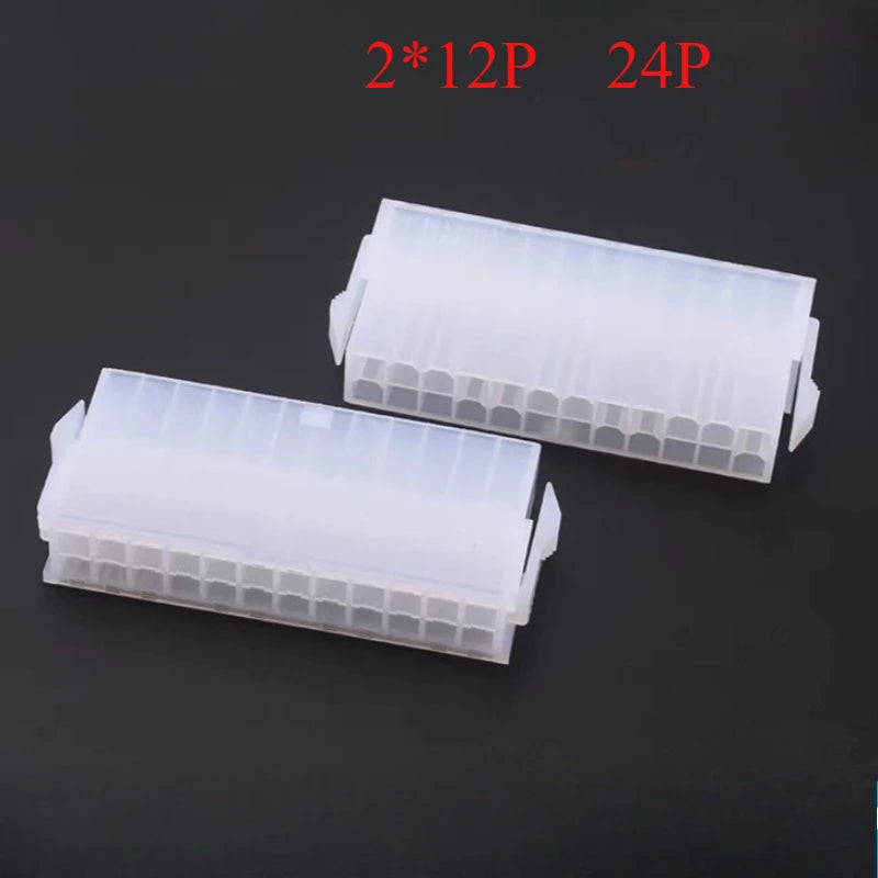 10pc 5559 Receptacle Mini-Fit MX4.2 Dual Row Female Plug Housing Automotive Connector 2x1-2x12P PC Graphic Card PCI-E ATX Power