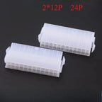 10pc 5559 Receptacle Mini-Fit MX4.2 Dual Row Female Plug Housing Automotive Connector 2x1-2x12P PC Graphic Card PCI-E ATX Power