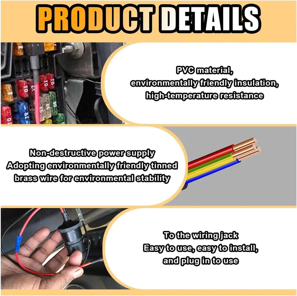 Automotive Fuse Set 5/10Pcs 12V Car Blade Fuse Holder Mini ATM ATO Add-a-Circuit Fuse TAP Adapter Fuse Fuse for Car Trucks Boats