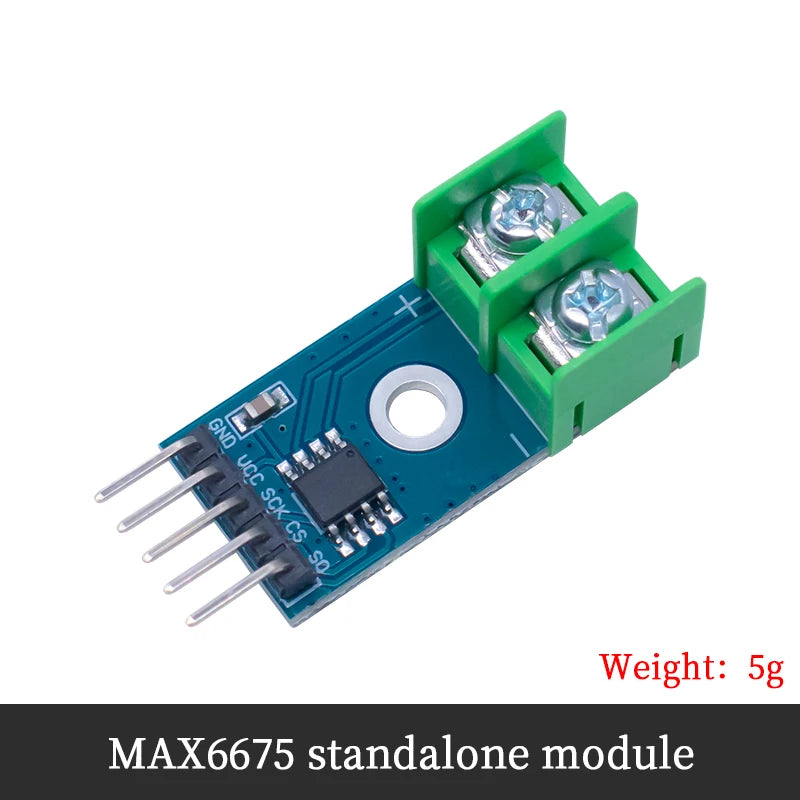 MAX31850 MAX6675 K,J,N,T,E thermocouple module temperature measurement acquisition and detection sensor