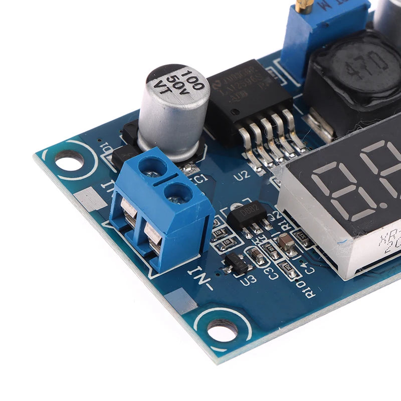 LM2596 DC-DC Adjustable Step-down Module With Digital Display Voltmeter Display LM2596S Voltage Regulator